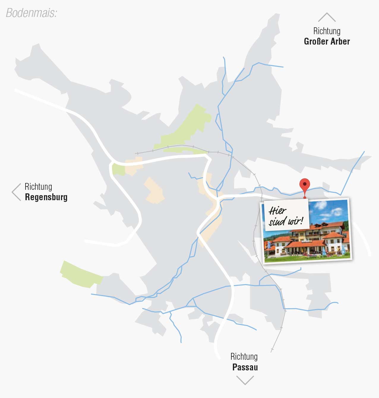 Routenplaner Wellnesshotel Bayerischer Wald