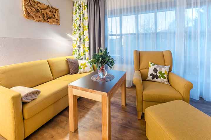 Suite Großer Arber im Wellnesshotel Waldeck Bodenmais im Bayerischen Wald.